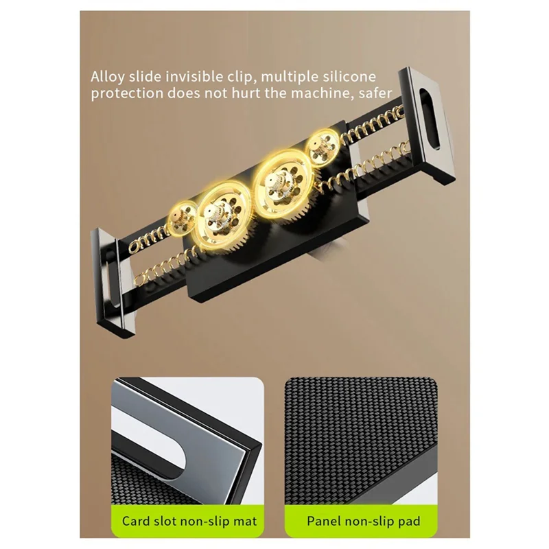 3X Portable Monitor Stand Adjustable 360° Swivel Bracket Tablet Holder Compatible With Tablet Desktop Clamp Stand