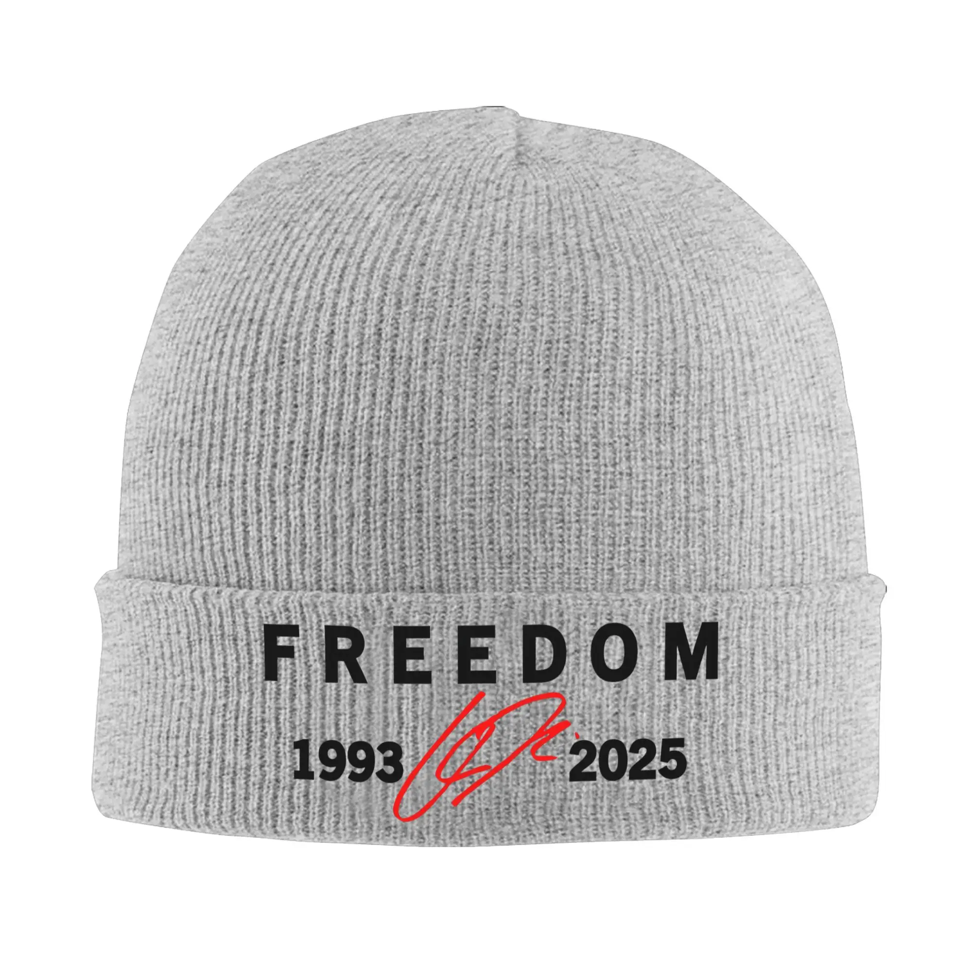 

Charlie Kirk Freedom Signature 1993-2025 Вязаная шапка-бини Зимние шапки Теплые унисекс Повседневные шапки True Patriot Мужчины Женщины Подарок,