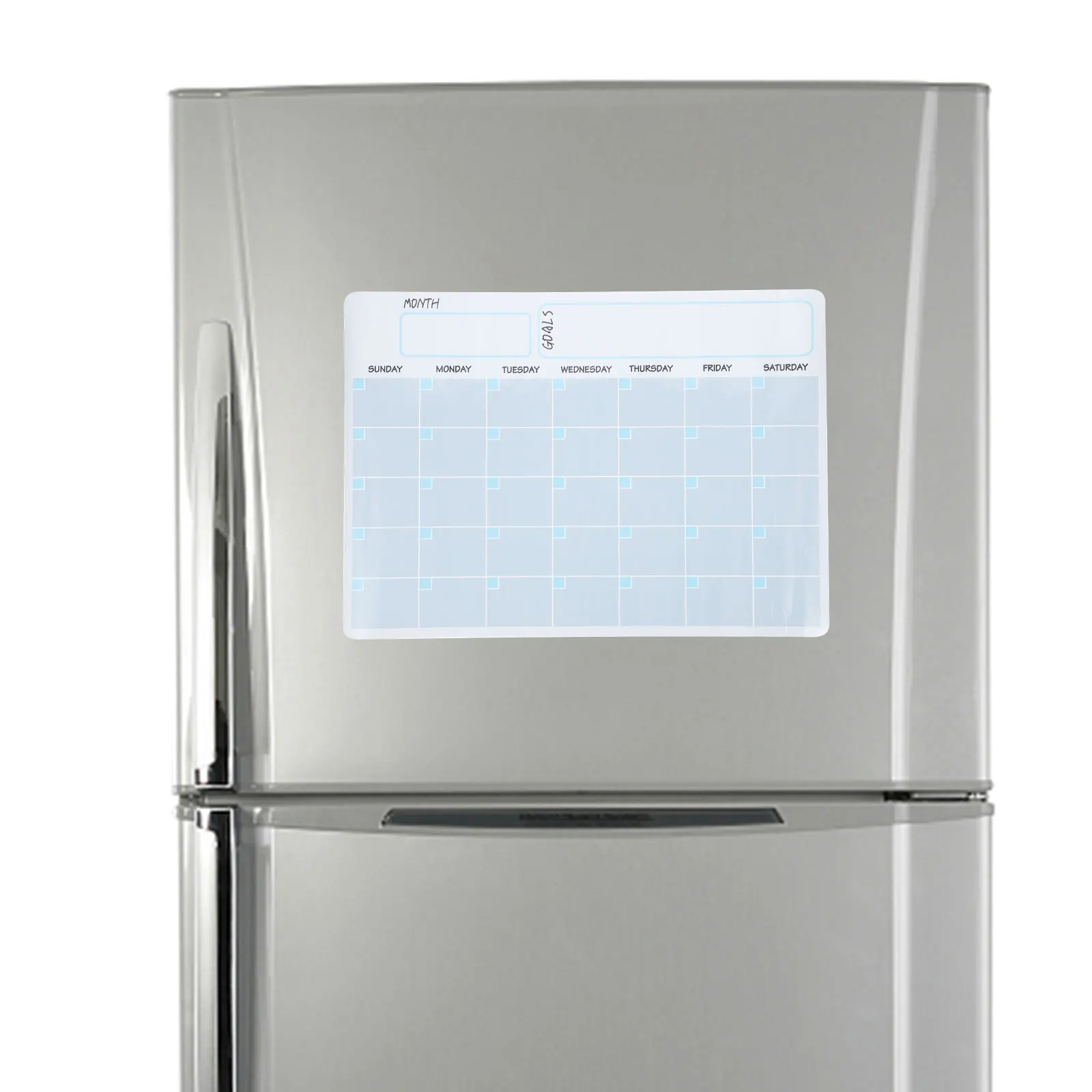 

Monthly Plan Board Magnetic Erasable Refrigerator Schedule Chart Note Board Household Message Reminder Calendar