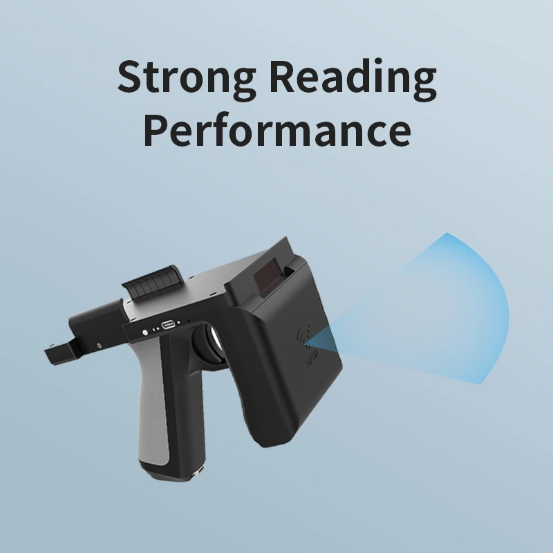 قارئ UHF RFID المحمول Android Bluetooth TAG Reader الماسح الضوئي المحمول طويل المدى مع قارئ Impinj E710