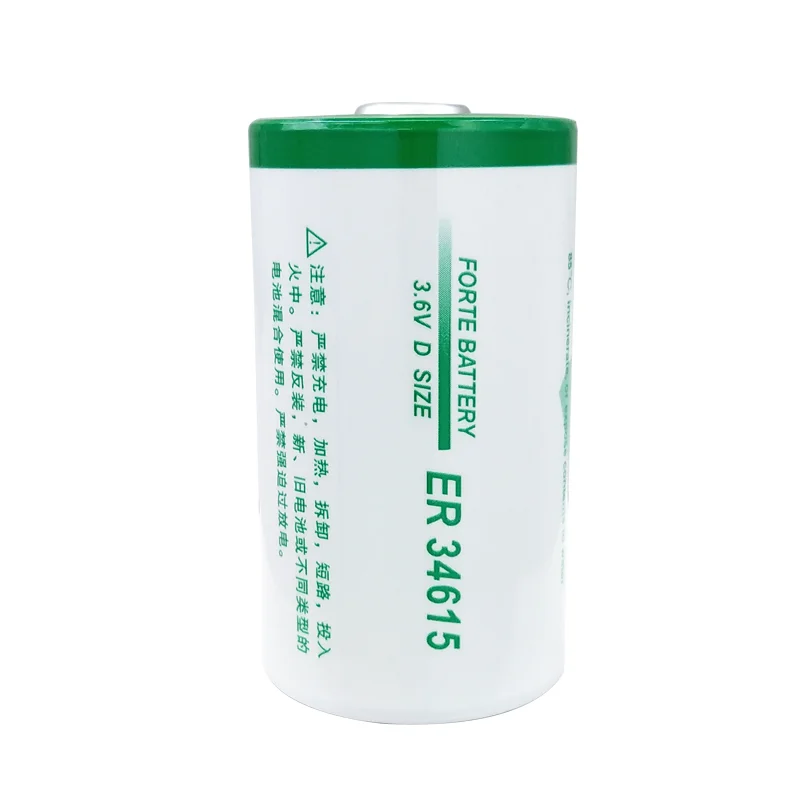 FORTE ER34615 3.6V lithium battery D-type No.1 for gas coal mine flow meter, gas meter, water meter, Internet of Things