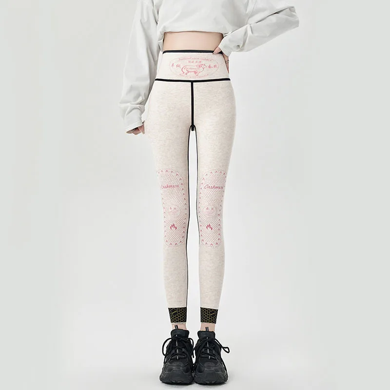 Czarne legginsy z pluszowym welurem i efektem skóry rekina dla kobiet, koreańskie legginsy z wysokim stanem, ocieplane polarem, ciepłe spodnie, wygodne, elastyczne, bezszwowe legginsy.