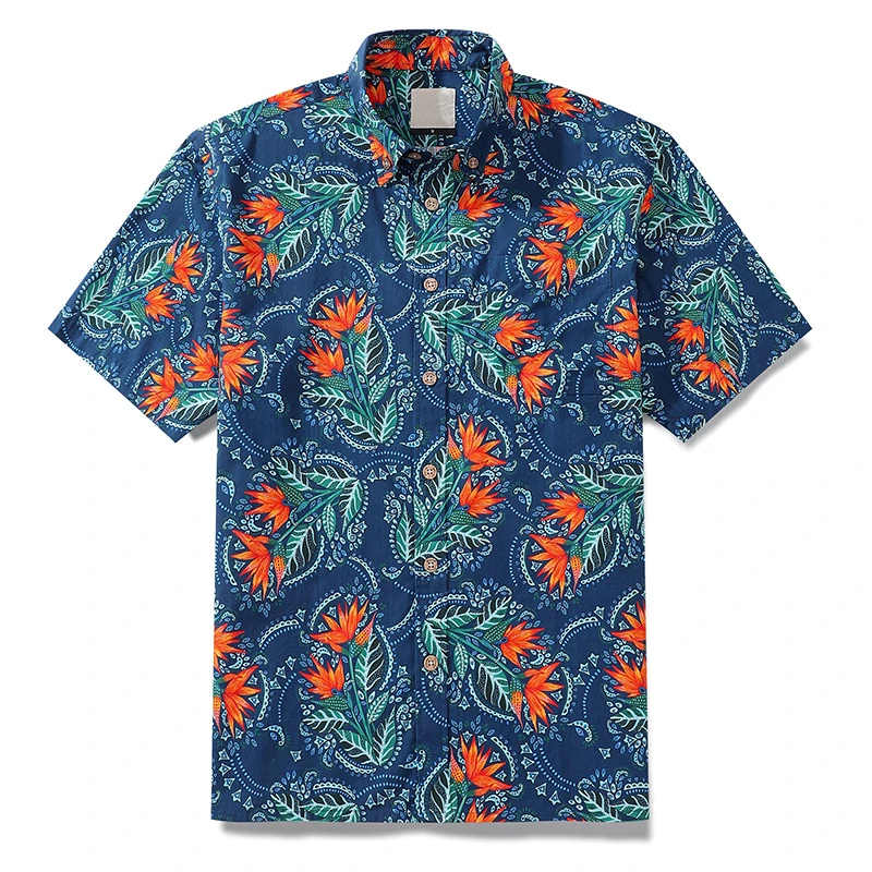 Newest Harajuku Flower Print Men Shirts 2024 Street Fashion Men Women Floral Tee Shirt Blouse Hawaii Holiday Party Tops Clothing