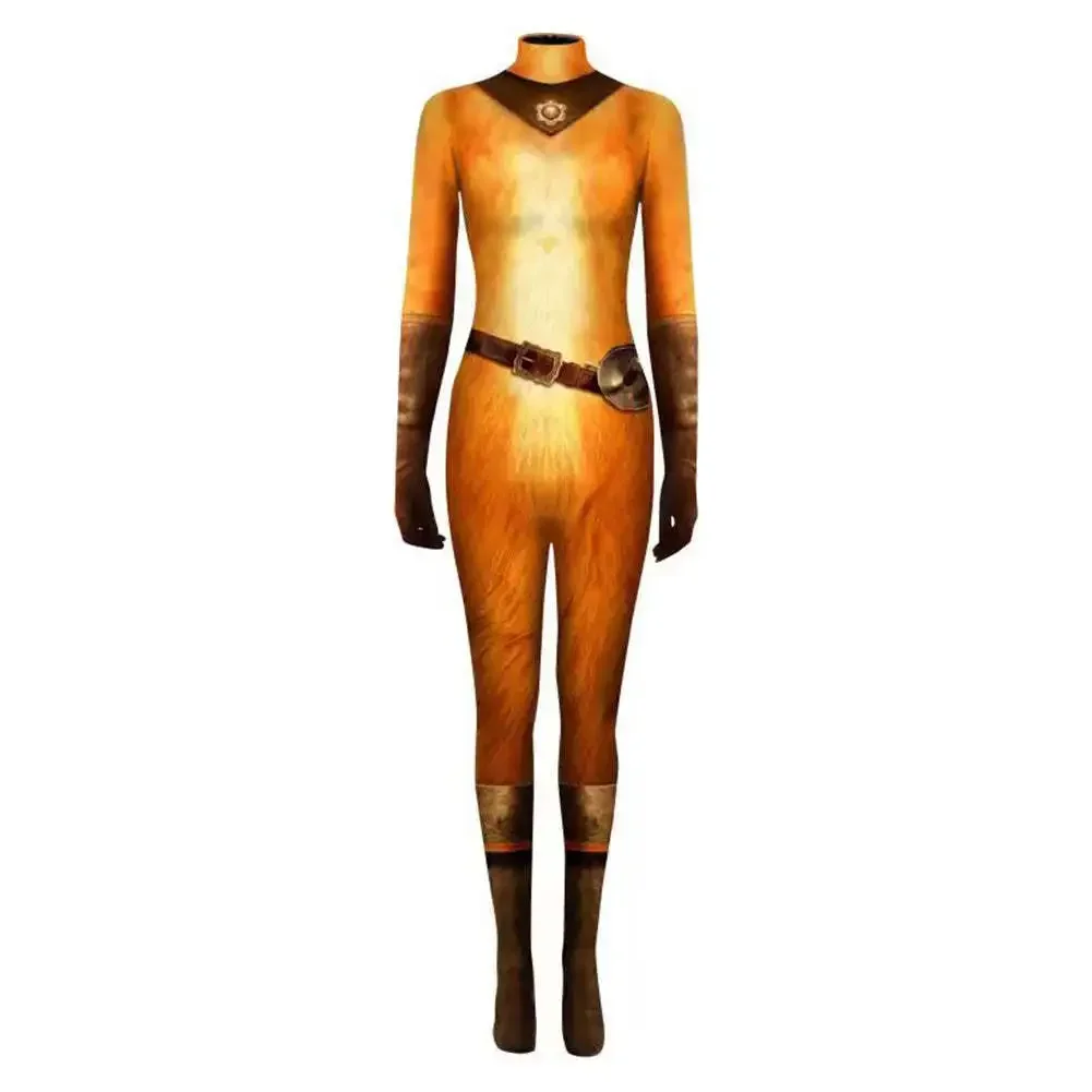 Mono de gato de dibujos animados para niños y adultos, traje de Cosplay con botas de gato, espadachín, traje de juego de rol, Zentai, Halloween