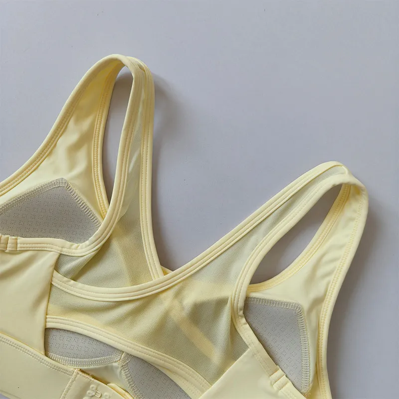 Damen-Sport-BH mit hoher Stoßdämpfung, schnelltrocknendes Yoga-Top, verstellbares Pilates-Oberteil, Fitness-Laufweste für Fitnessstudio, Unterwäsche – Detail 19