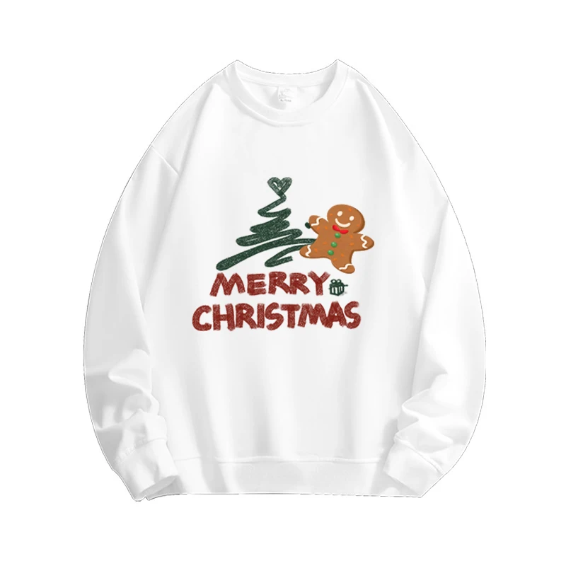 

"Merry Christmas"-YRYT 400g Women CrewNeck Sweatshirts Hoodies Pullover Sweater Casual Comfy Thermal Long Sleeve Fall Outfit