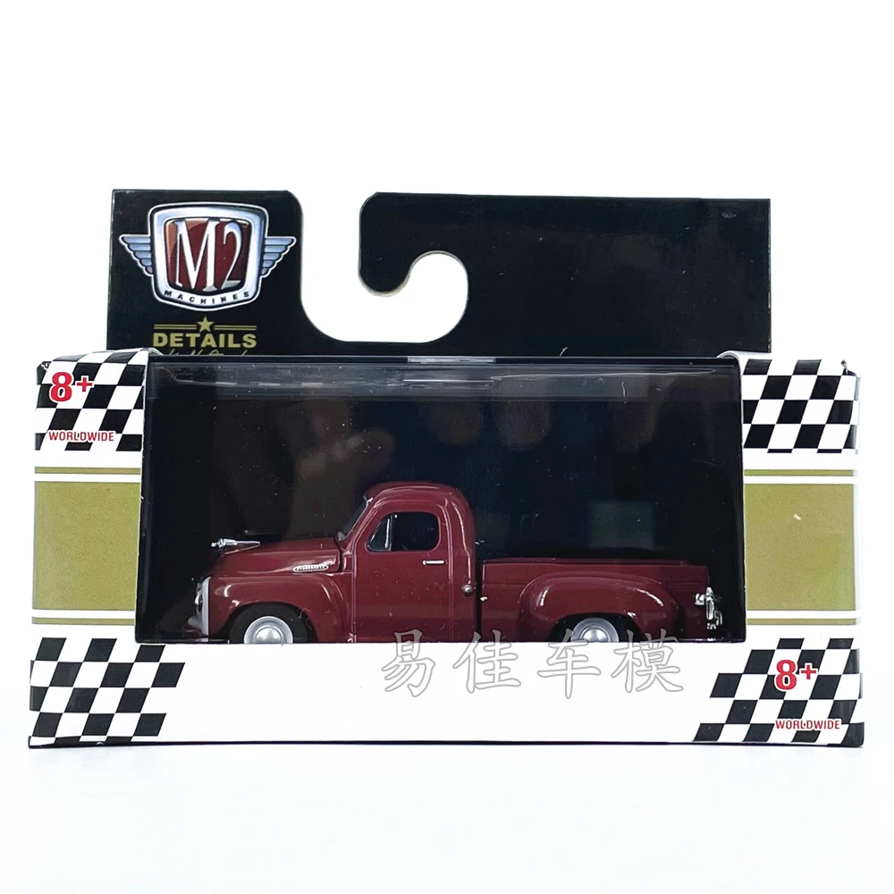 M2 Machines 1/64 1954 studebaker 3R Truck R82 Red Die-cast Alloy Car Model Collection Gift Toy