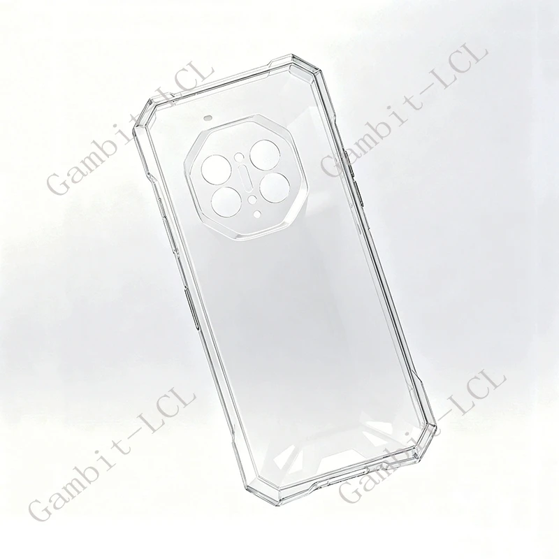 Capa Protetora Traseira Original para Smartphone Doogee S300 Pro Plus 2026 S300Pro S300Plus 6.78" Capa de TPU Macia Anti-Queda