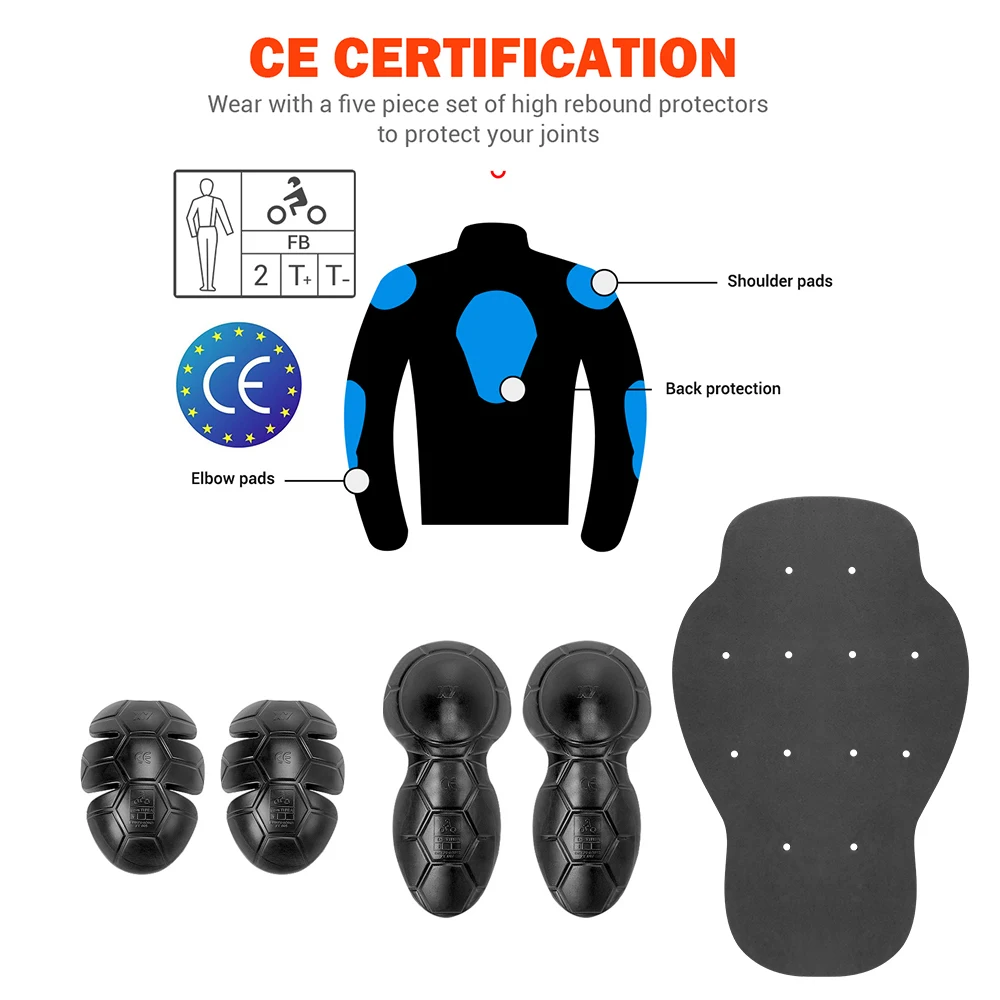 Motorcycle Jacket Man Racing Jacket Wearable Motocross Waterproof Protective Gear black Motorbike Riding Jacket Moto Accessories