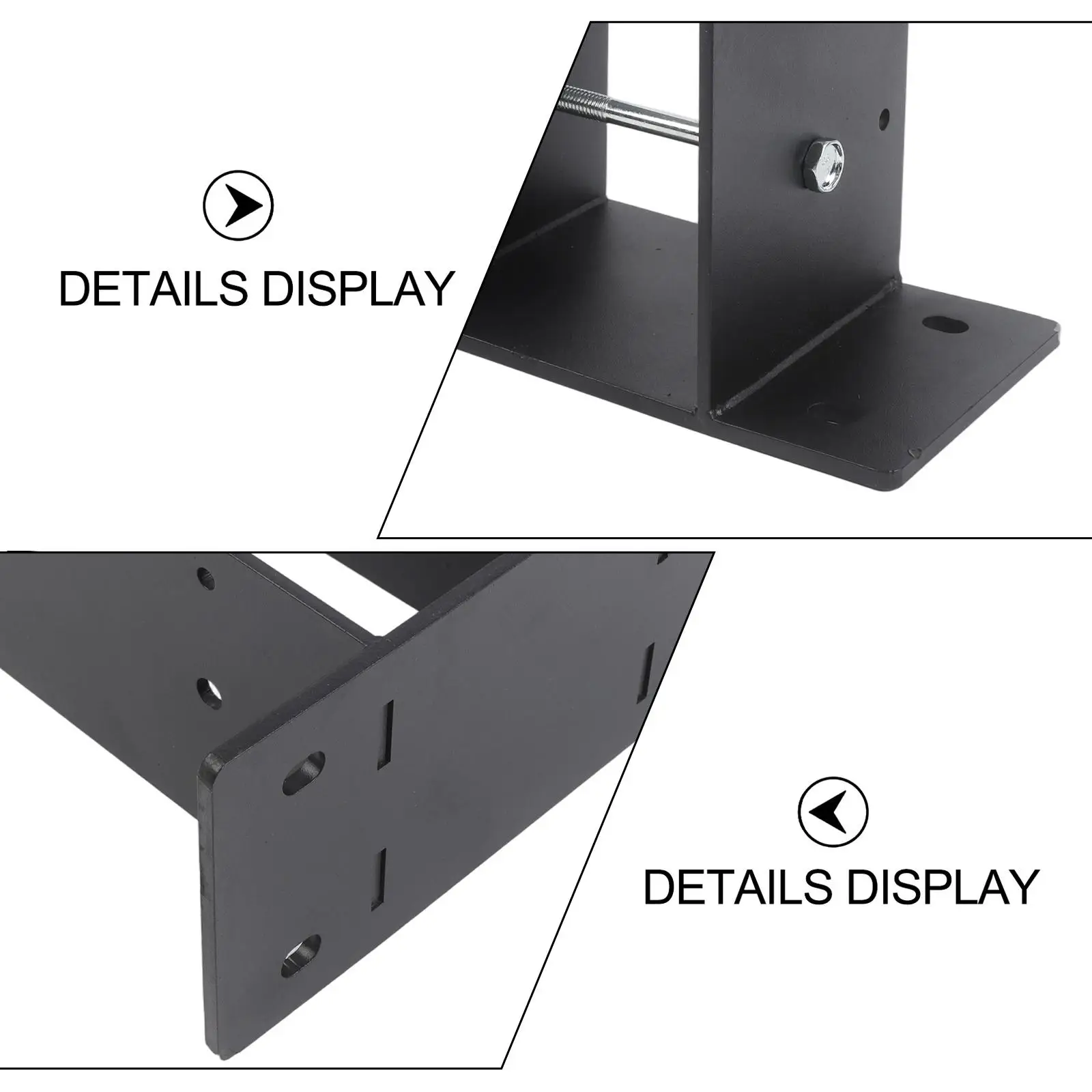 Bracket Concrete Post Bracket Easy Installation Enhanced Safety Secure Fit Stable Structure Deck Installation