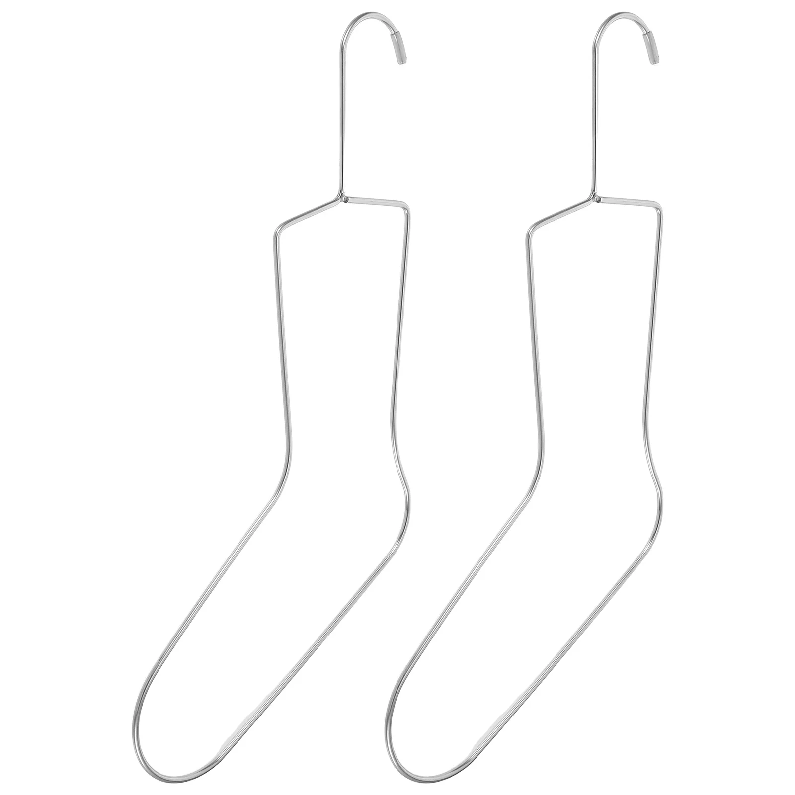 2Pcs Sock Blockers Metal Display Rack Knitting Crochet Drying Shaping Sock Holder Stretchers Knitting Rack