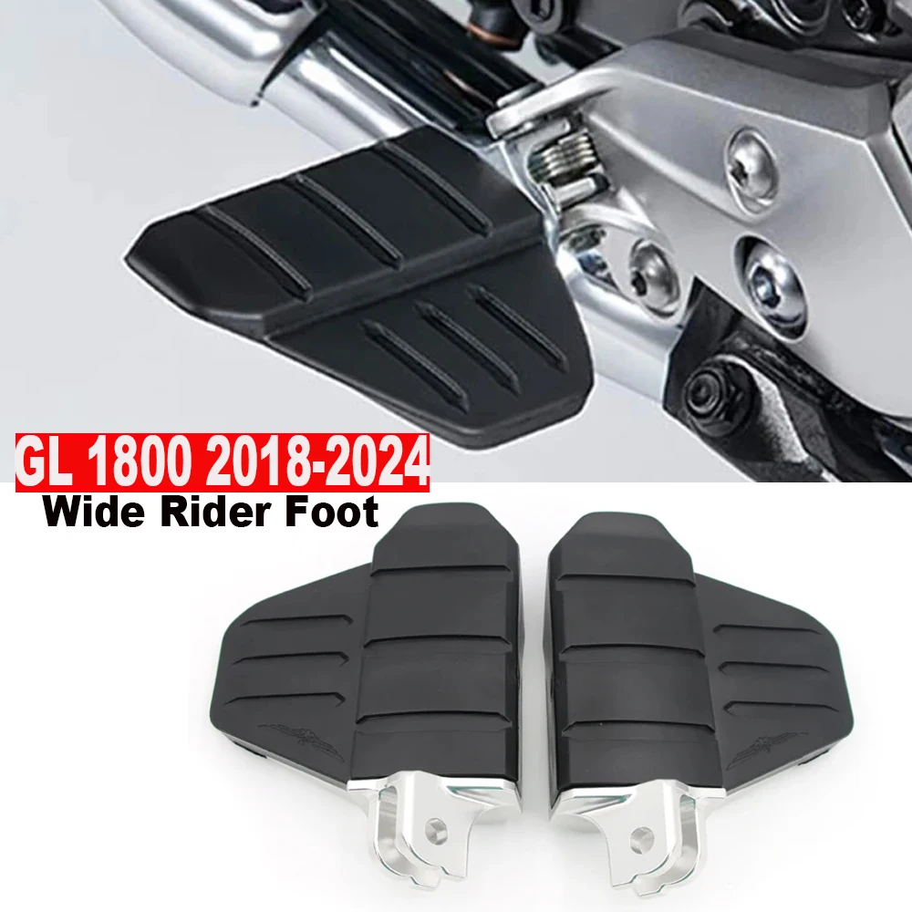 

GL 1800 For Honda Gold Wing GL 1800 Goldwing GL1800 2018-2024 Footrests Tour DCT Motorcycle Wide Rider Foot pegs Highway Peg Mou