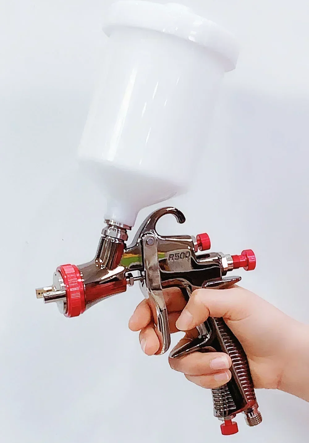 LVLP R500  Spray Gun for Car Painting . 1.3mm,1.5mm,1.7mm,2.0mm Nozzle Separately  Supplied. Genuine R500 Spray Gun for Cars..