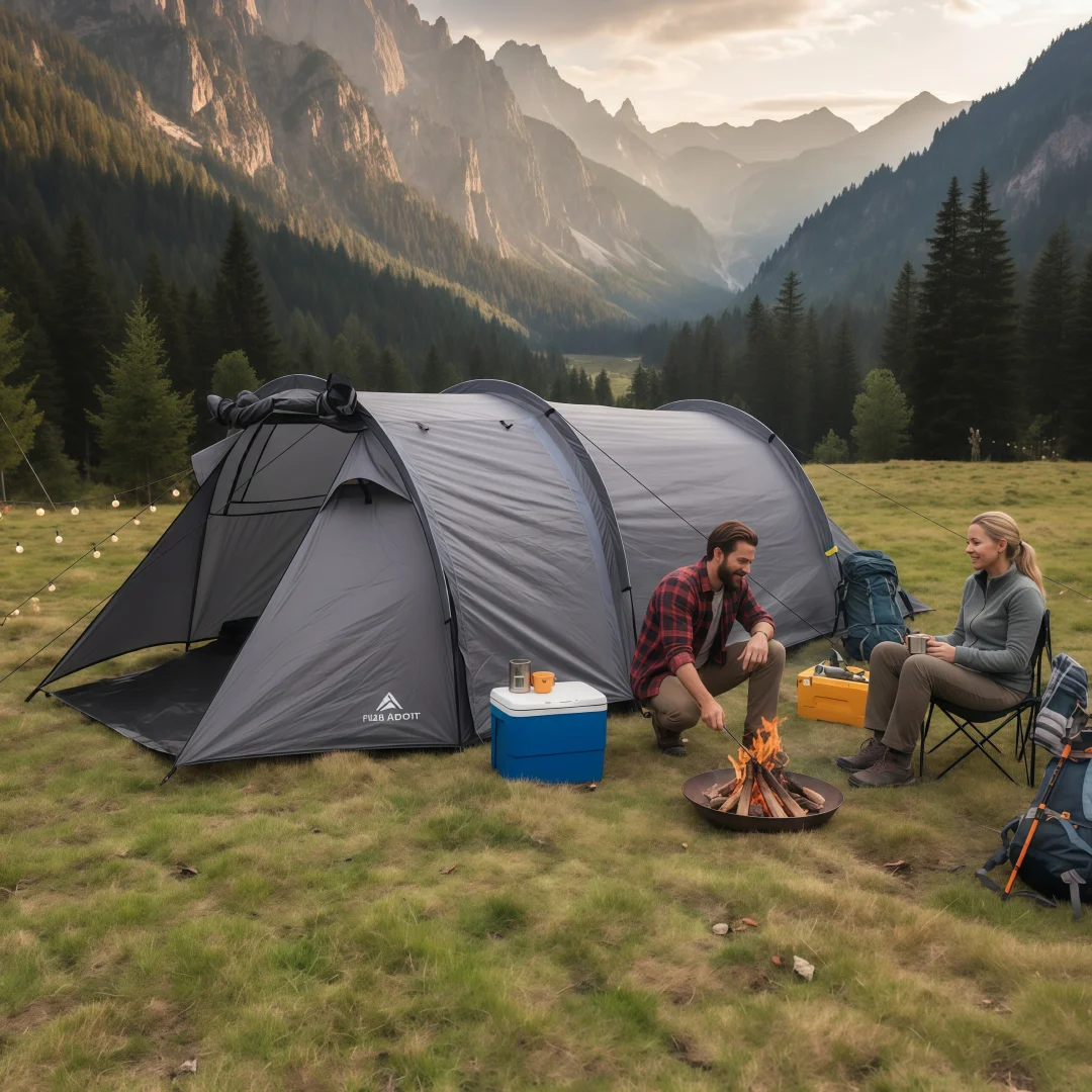 

Spacious Portable Tent for Family Camping Easy Setup Large Capacity Outdoor Shelter for Weekend Getaways