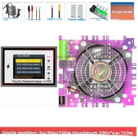 DL24MP 600W Car Power Electronic Load Voltage Indicator Battery Tester 18650 Pack Capacity Monitor USB DC 72V Checker Tools