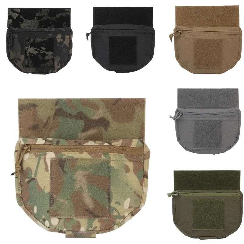 FCPC V5 Style Tactical Vest Expansion Abdomen Pouch Large Capacity Multi Purpose MOLLE Storage Accessory Bag