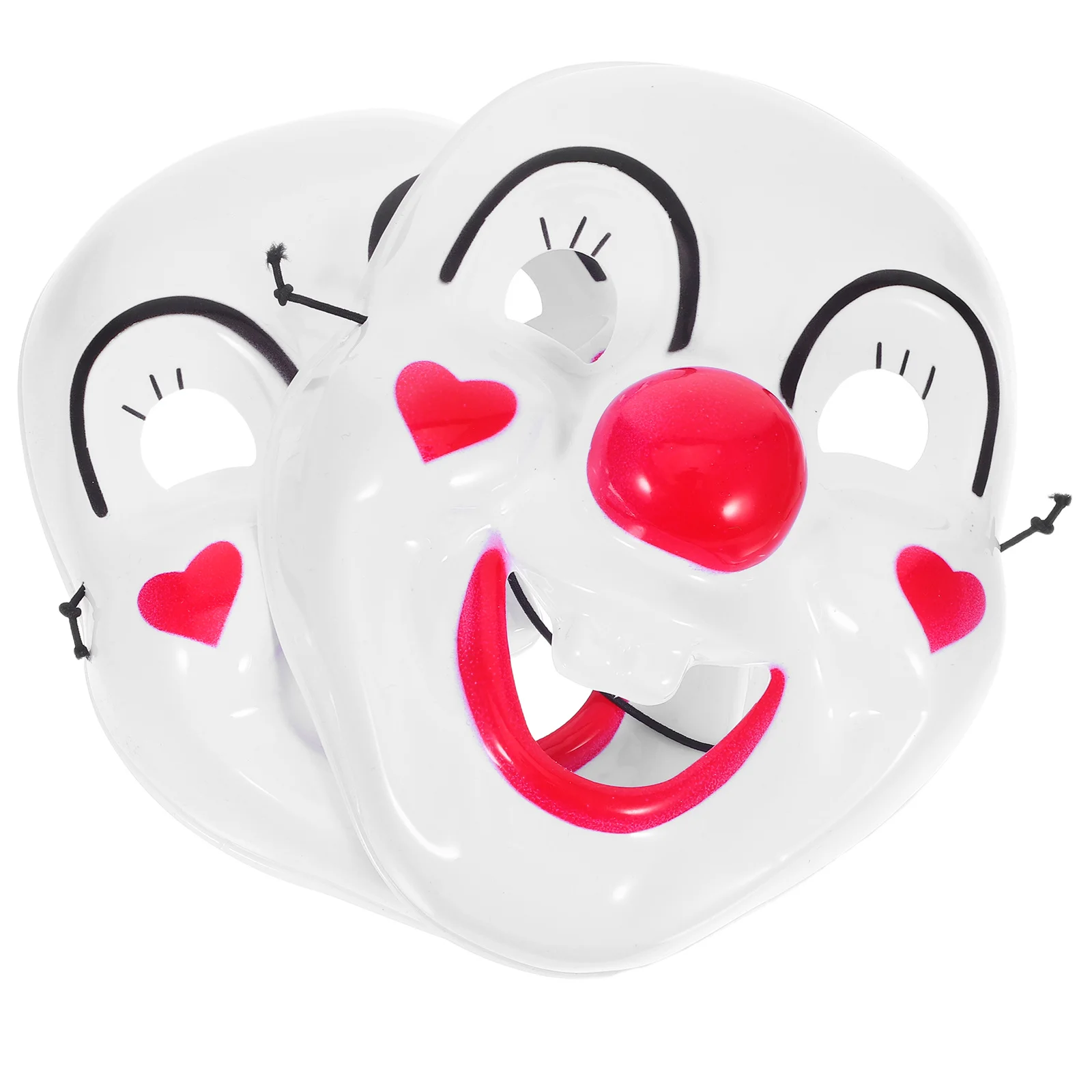 

Scary Clown Mask 2pcs Latex Origin Movie Style Cosplay Costume for Halloween Party Creepy Prop Accessory