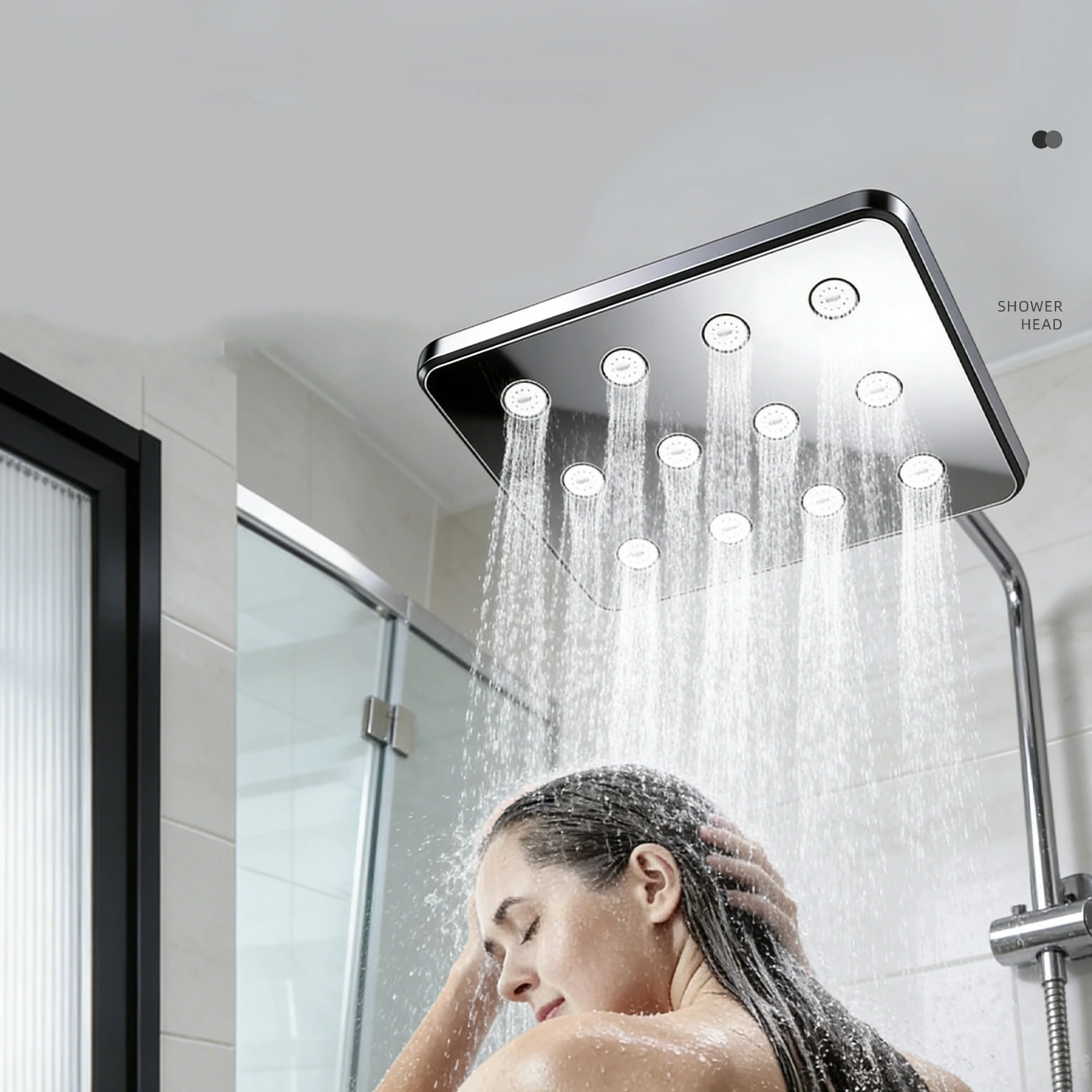 

Универсальная большая душевая лейка с функцией экономии воды и защитой от засоров для ванной комнаты и отелей