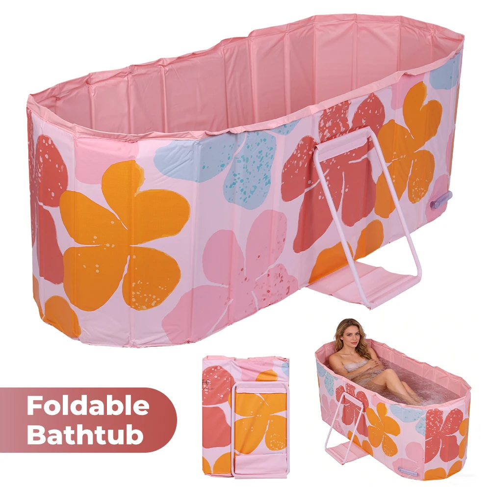 

47-дюймовая надувная ванна без надувания с 5-слойным утепленным вкладышем, ванна для ледяных погружений для спортсменов, для душа дома, в помещении и на улице