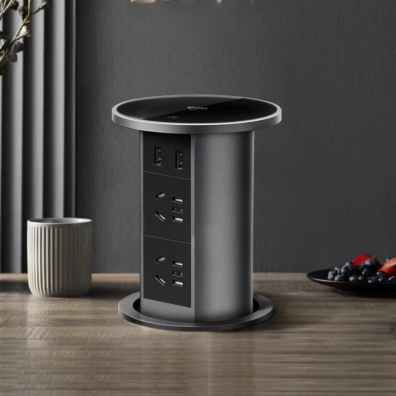 

Розетка Подъемная розетка Встроенная кухонная автоматическая интеллектуальная удлинитель Скрытая настольная островная техника Поп-розетка Para Celular