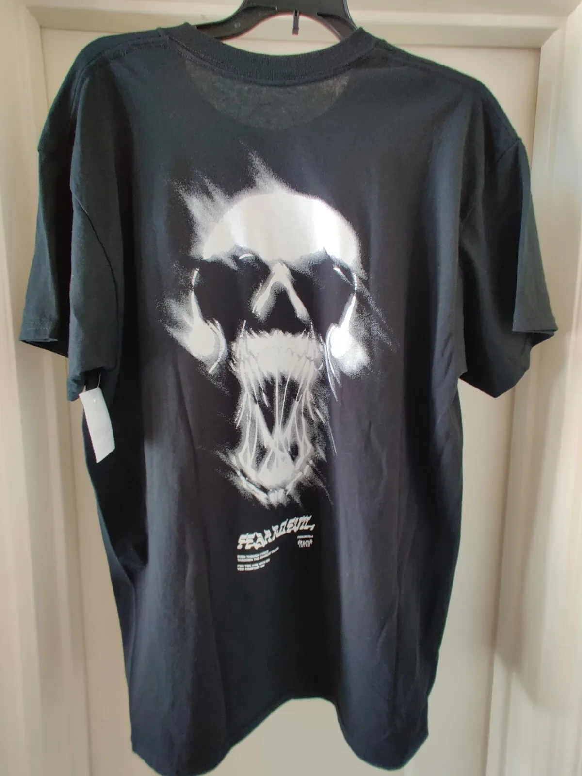 Cvla T-Shirt Fear No Evil Salm 23:4 Taille Homme Grande