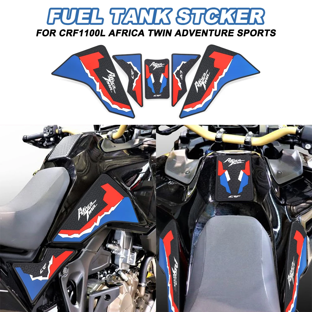 crf1100lアフリカツインアドベンチャースポーツdct-crf-1100-l-adv-2025-2024-2023-2022-2021-2020用燃料タンクステッカーサイドタンクグリップ