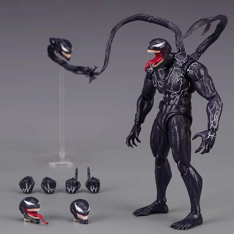 Shf Venom 2 Symbiote Marvel Universe Extraordinary Spider Man Venom Legend Series Action Movable Movie Figurine Model Toy