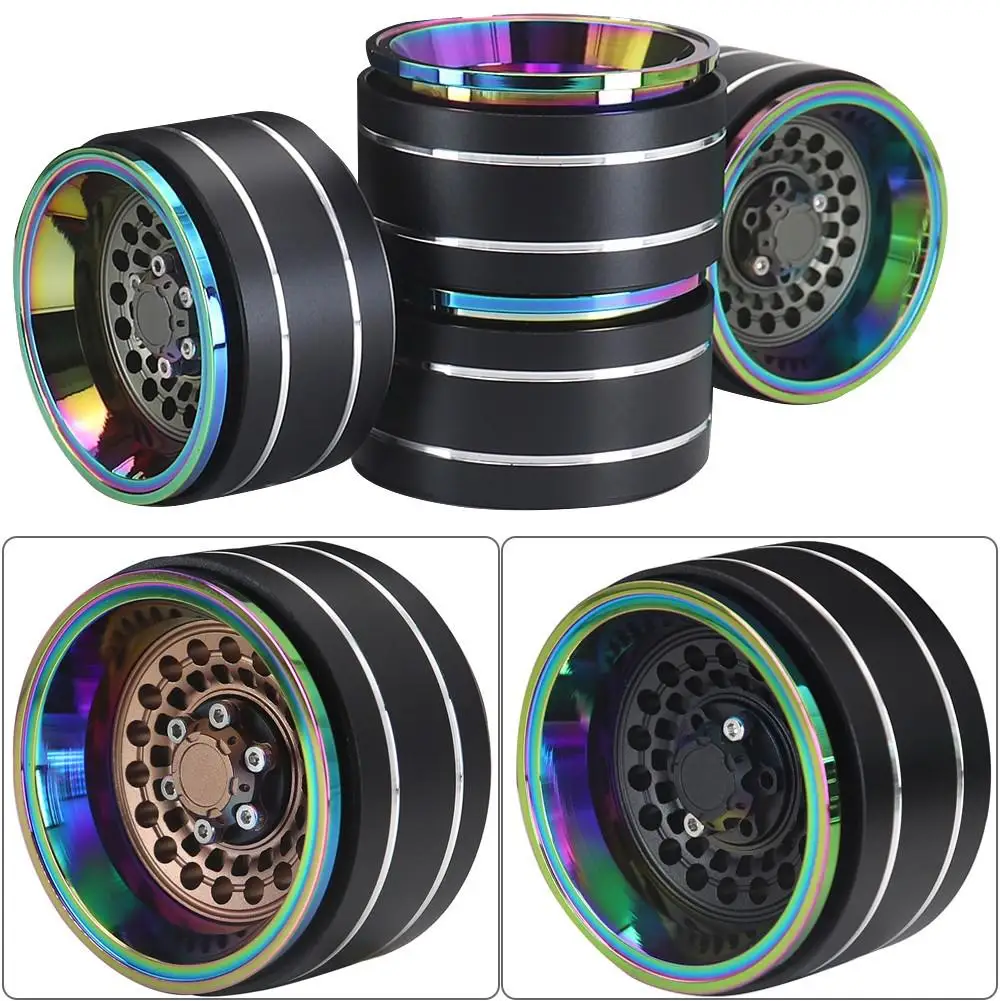 

94g Ultra Heavy & Aluminum Deep Disk 1.9 "chain Rim For 1/10 Rc Crawler Scx10 Trx4 Vs4-10 Gen8 (rs)