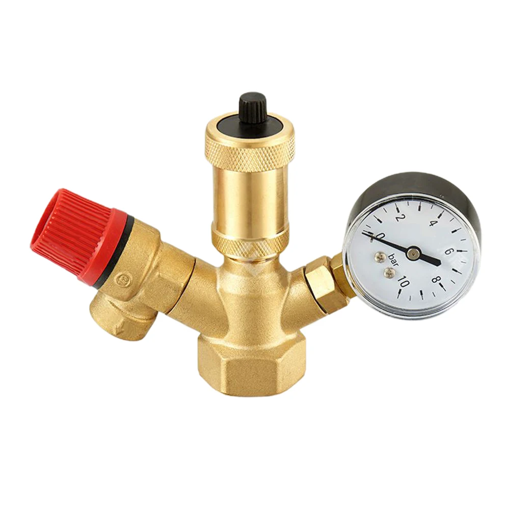 1 \'\' لولبة داخلية 1 قطعة صمام مجموعة السلامة ملحقات حديقة المنزل تحسين المنزل صمام تركيب متكامل