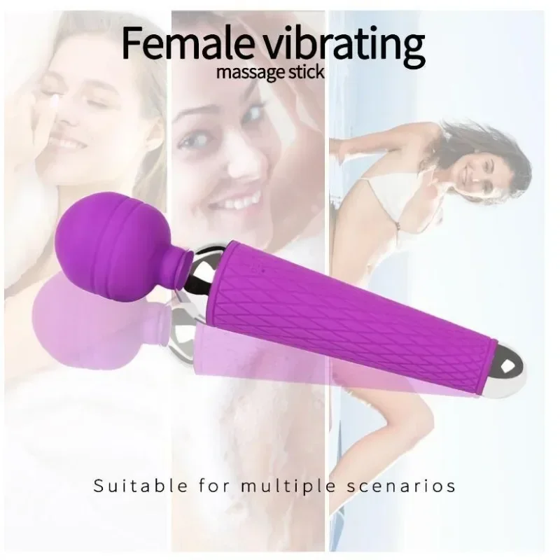 Wireless Dildos Av Vibrator Magic Wand for Women Clitoris Stimulator USB Rechargeable Massager Goods Sex Toys for Adults 18