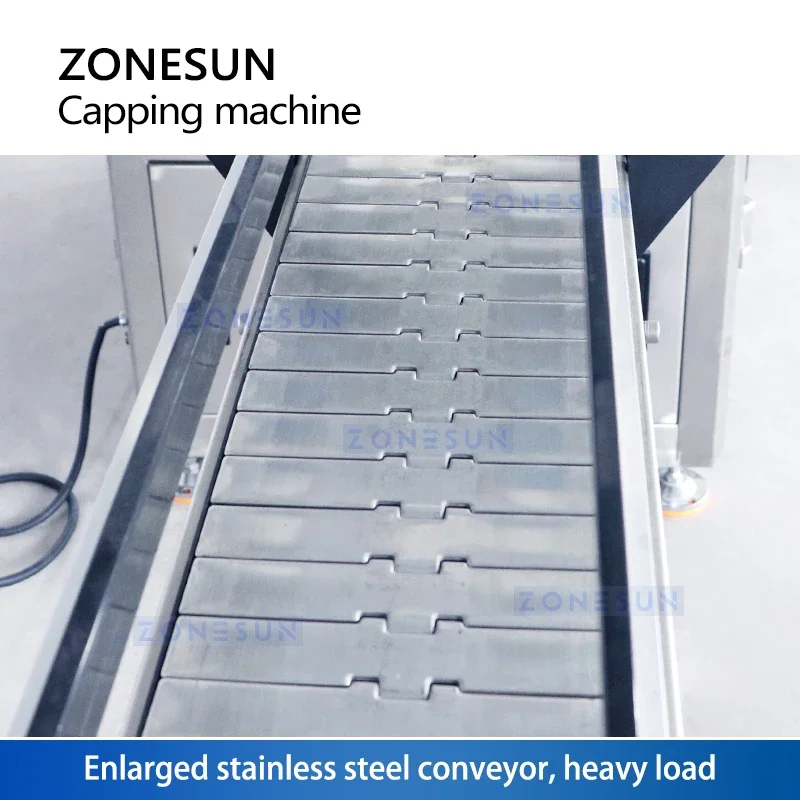 Zonesun ZS-XG441F Сервоукупорочная машина для укупорки Джерриканки Машина для завинчивания крышек в стиле F Уплотнение больших бутылок УФ-стерилизация