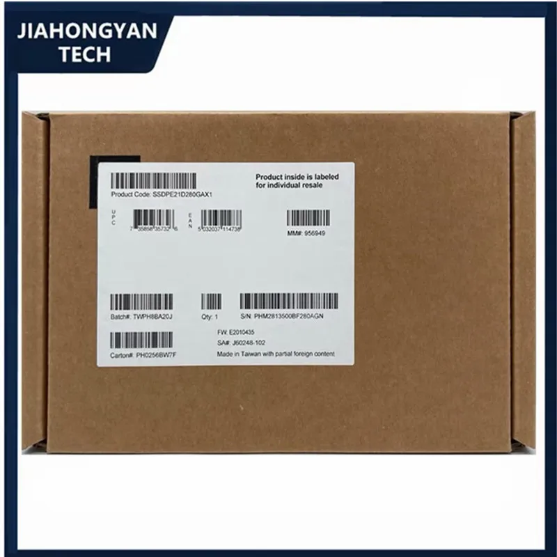 SSD Intel original para Optima, NVMe, 900P, 280G, U.2, SSD, PE21D280GAX1