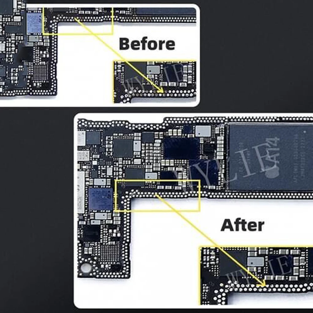 WYLIE Dot Repairing Solder Lug Spot Soldering Pad For iPhone Welding Board Flywire Flywire Replacement IC Repair Fix 2650 Dots