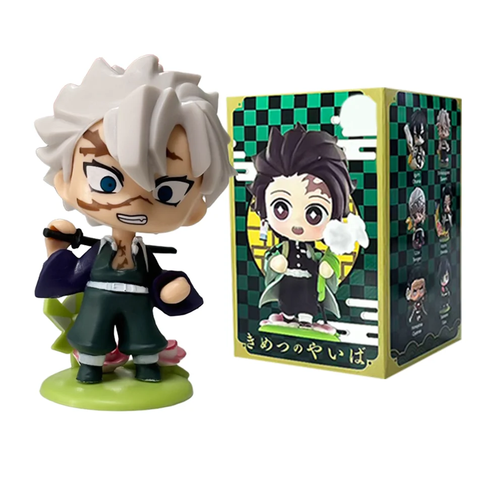 Q-Version Demon Slayer Anime Sitzende Geisterpuppe Tanjiro Nidouzi Inosuke Zenitsu Puppe Actionfigur Spielzeug Weihnachts- und Geburtstagsgeschenk – Detail 15