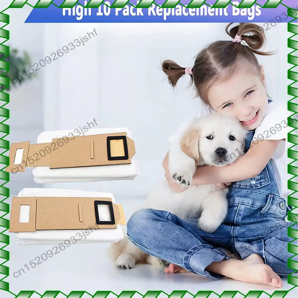 -BOFF, 10 шт., аксессуары для мешков для пыли для Xiaomi Roborock S7 T7S T7plus T7S Plus, мешки для пылесоса, автоматическая всасывающая станция