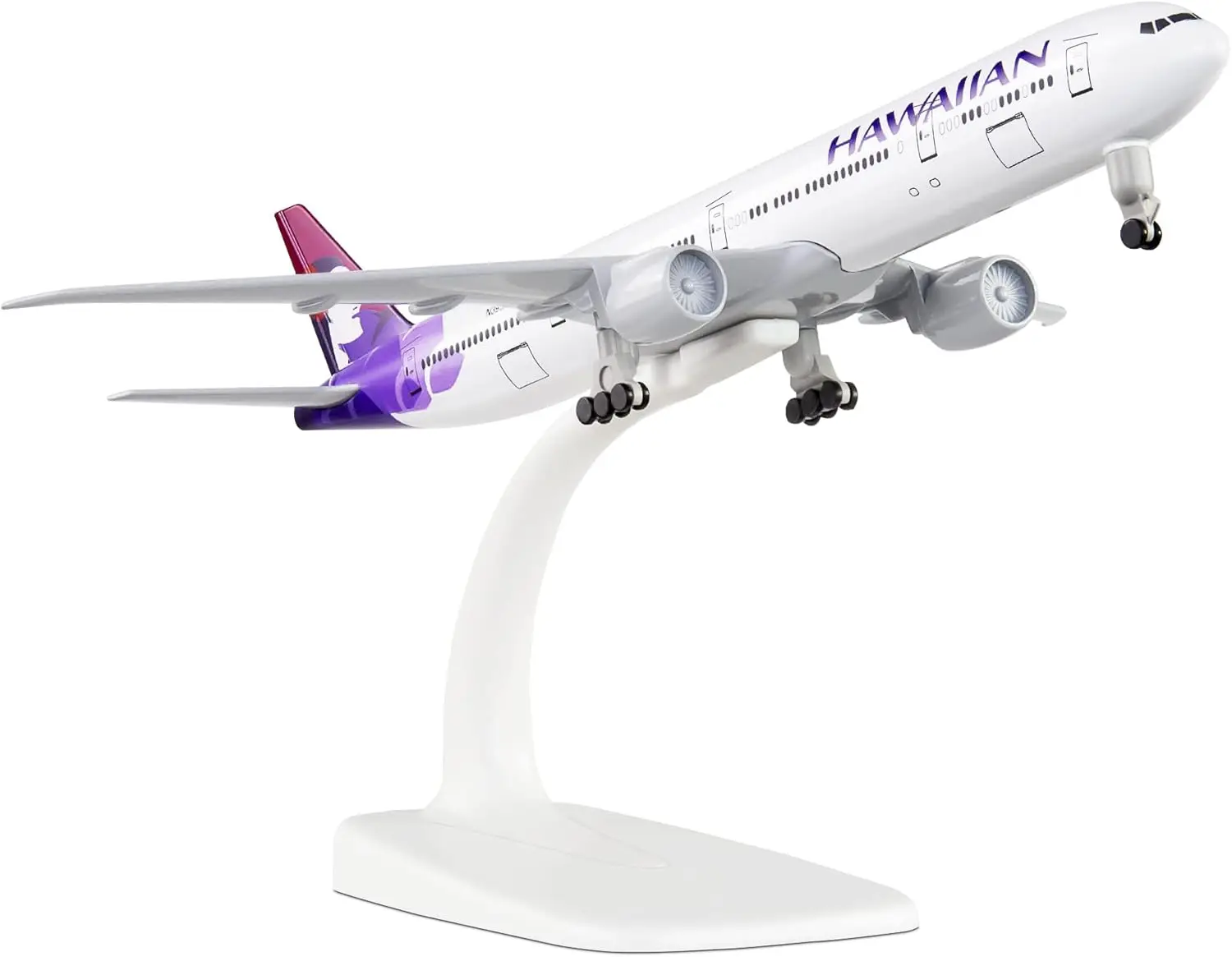 

20 см самолет 777, гавайская литая под давлением металлическая модель самолета с подставкой, авиационные энтузиасты, коллекционные подарки