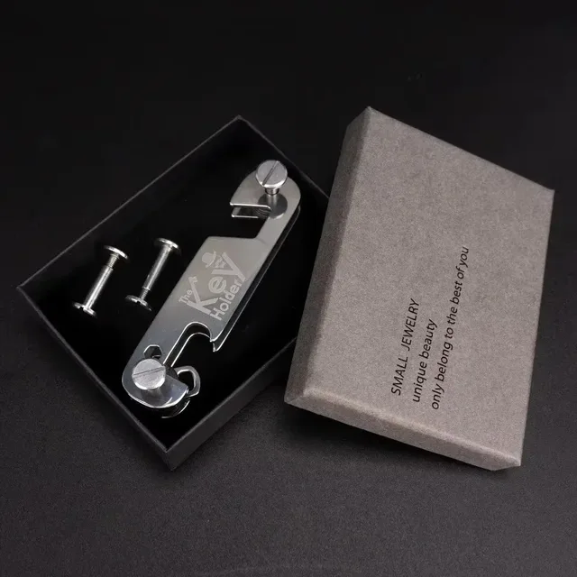 Gadżety męskie Brelok do kluczy samochodowych Organizer na klucze Portfel Compact KeySmart EDC Otwieracz do butelek Prezent dla chłopaka Breloczek do kluczy