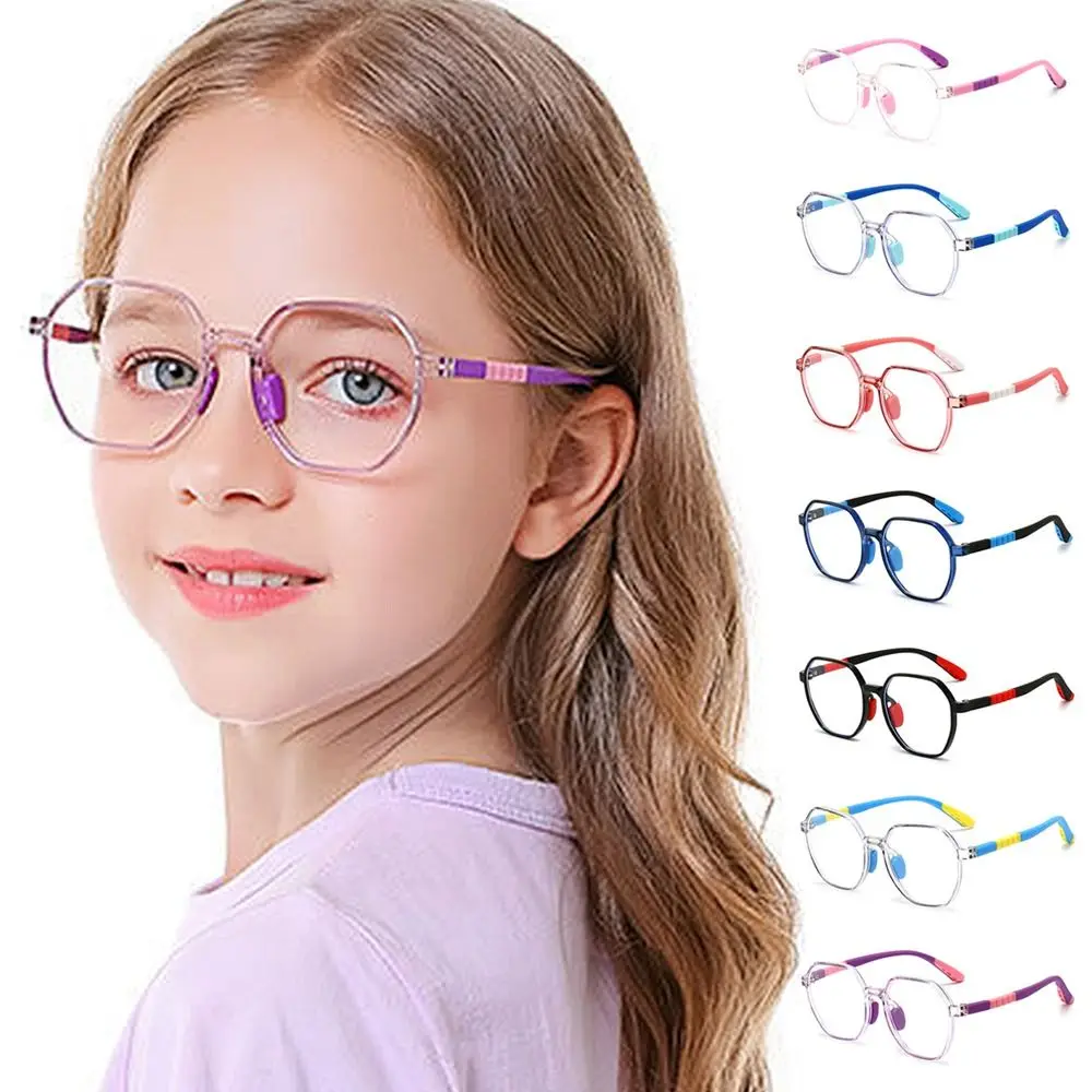 Anti-blue Light Kids TR90 Glasses Children Boys Girls Computer Eye Protection Eyeglasses Ultra Light Frame