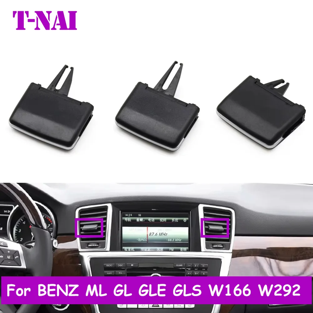 Araba ön arka AC hava firar çıkışı Tab klip tamir kiti Mercedes Benz için W166 W292 ML350 GL450 M ML GLE GLS