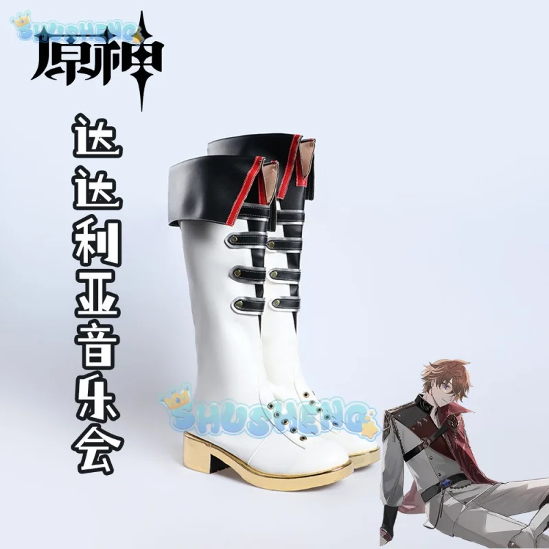 

Genshin Impact Concert cos Tartaglia cosplay Anime game character shoes