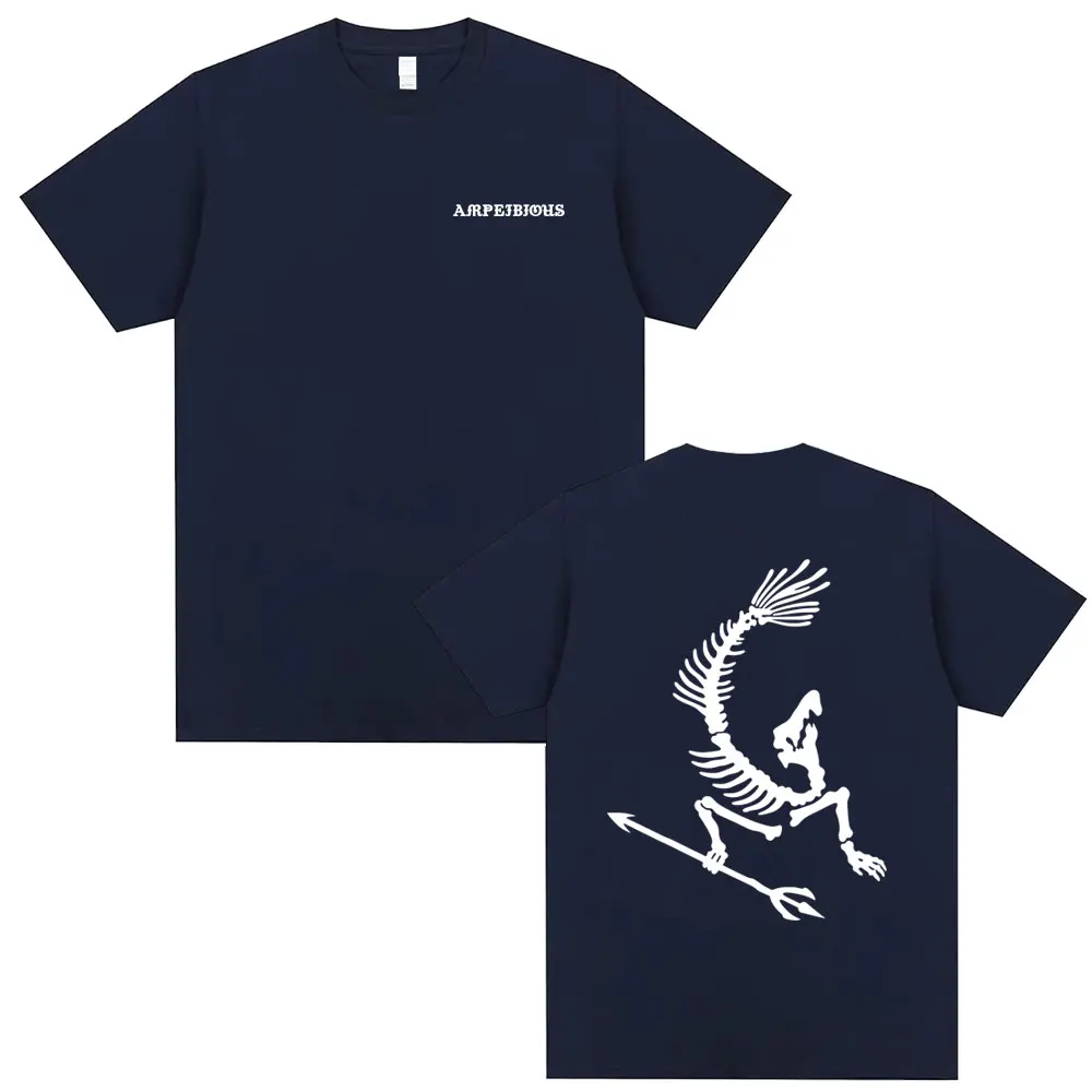 Forward Observations Group T-shirt Vintage Skeleton Graphic T Shirts Men Women Fashion Rock Oversized T-shirts Male Streetwear