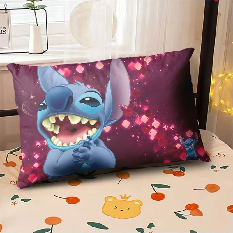 Lilo and Stitch pillowcase children student sleeping pillowcase sofa cushion cover bedroom room home decoration children gift