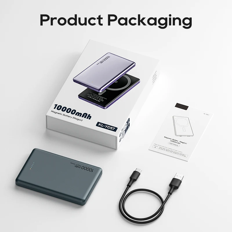 Magnetic Power Bank 10000mAh 20W Wireless Phone Charger External