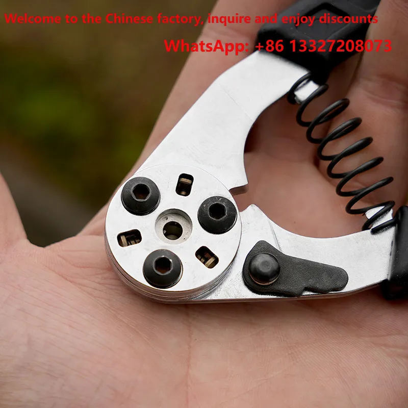 Bicycle repair tool, brake wire cutting pliers, tail cap, wire pressing