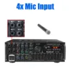 Artudatech Bluetooth 5.0 HiFi Sunbuck 2000W Stereofoniczny wzmacniacz mocy Karaoke FM USB SD AUX 3