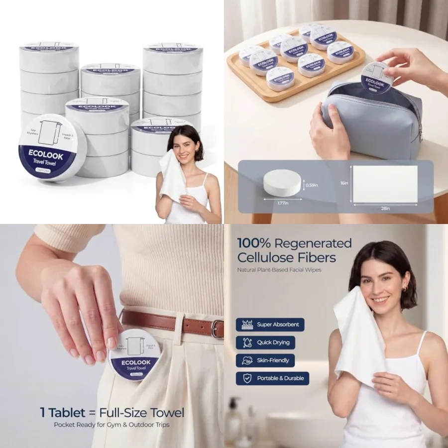 Compressed Disposable Towels, 23
