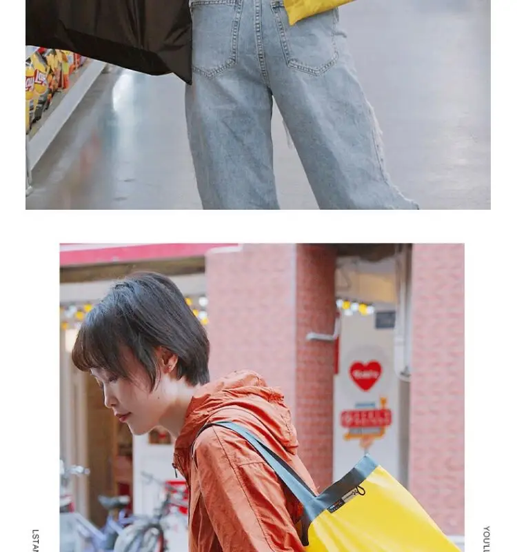 XENOSMILUS Mini Portable Eco-Friendly Shopping Bag, Lightweight and Waterproof, Ideal for Traveling, Storage and Shopping
