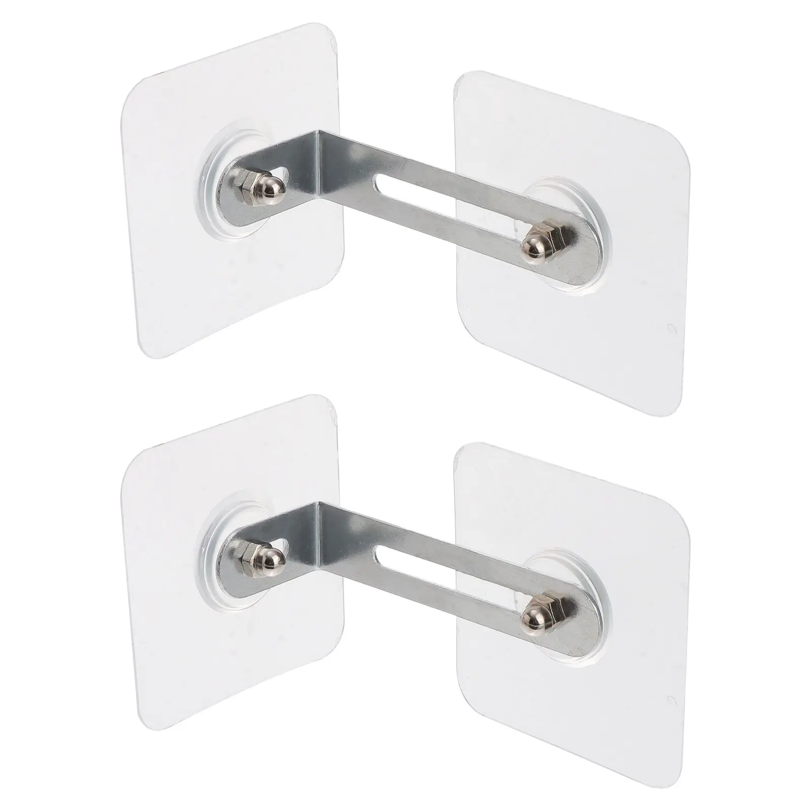 

2Sets Anti-Tilt Furniture Anchors Punch-Free Safety Anti-Falling Device for Cabinets Drawers Wardrobe Protectors Wall Mounted