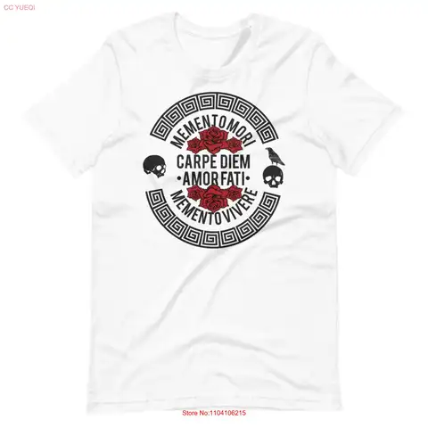 मेमेंटो मोरी विवेरे अमोर फाति कार्पे दीम स्टोइकिज़्म टी शर्ट स्टोइक फिलॉसफी लंबी या छोटी आस्तीन 10 best sales ffxiv शर्ट - №6