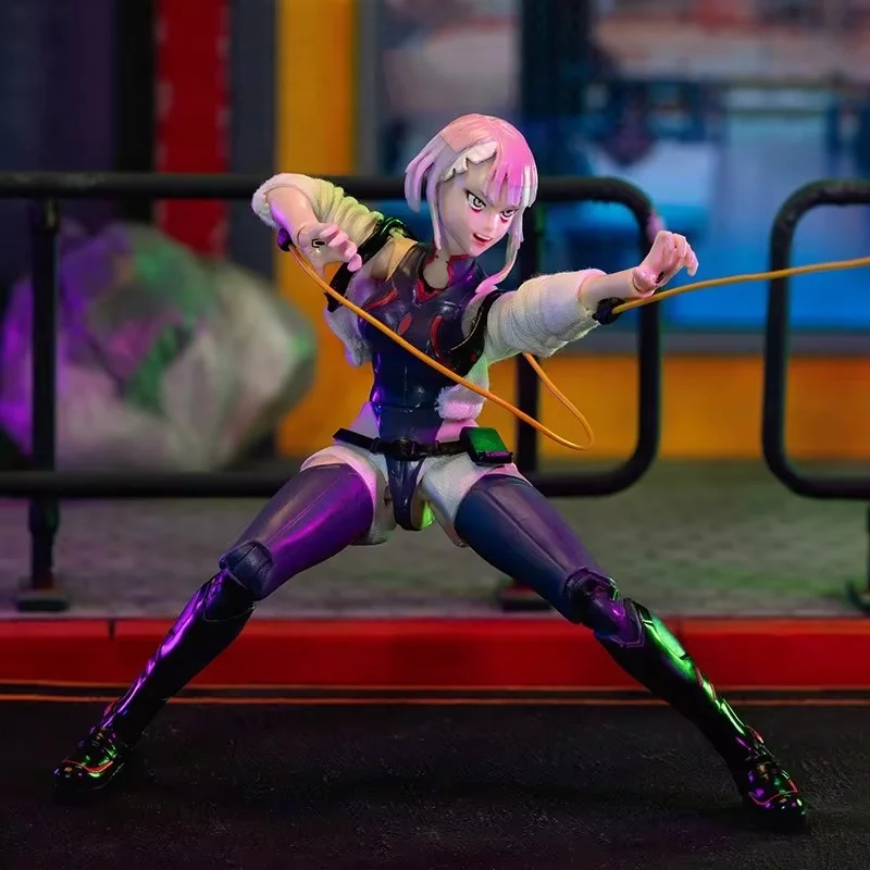 Caliente en Stock Jada Cyberpunk:Edgerunners David Martinez Lucyna Kushinada figura de Anime David Lucy figura de acción muñeca juguetes regalo para niños